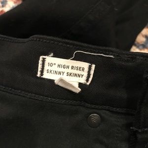 Madewell high riser skinny jean
